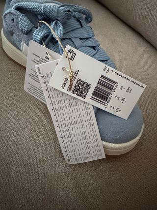 Adidas Campus Mujer Azul y Blanco