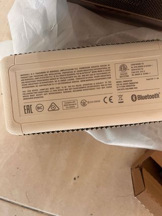 Marshall Emberton Altavoz Portátil Beige