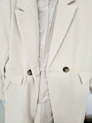 Cappotto Stradivarius Beige Donna