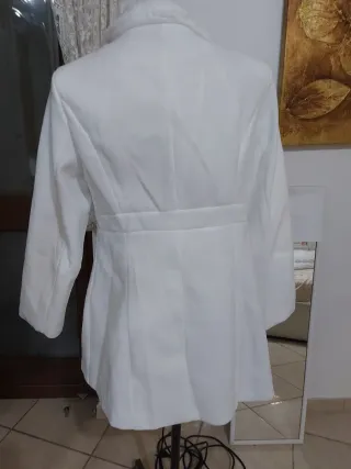 Cappotto donna bianco