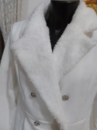 Cappotto donna bianco