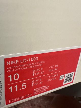 Nike LD-1000 Stussy Verde y Negro