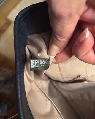 Bolso Tote Michael Kors Piel Azul Marino