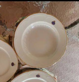 6 Platos Hondos Royal Kent Porcelana