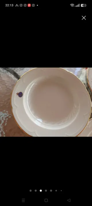 6 Platos Hondos Royal Kent Porcelana