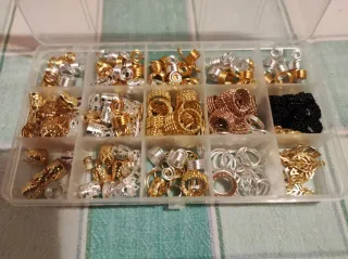 Scatola ciondolini per capelli