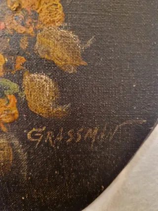 2 Cuadros Flores Ovalados Gunter Grassman