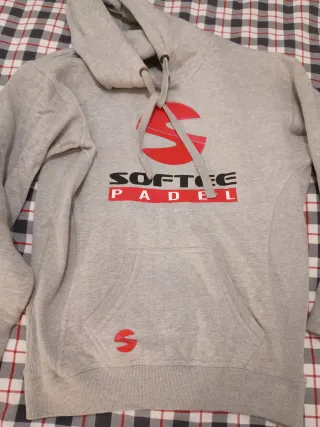 Sudadera Softee Gris con Capucha Talla XL