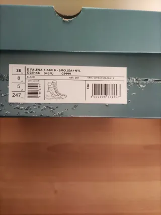 Botas Geox Invierno Mujer Negras y Blancas