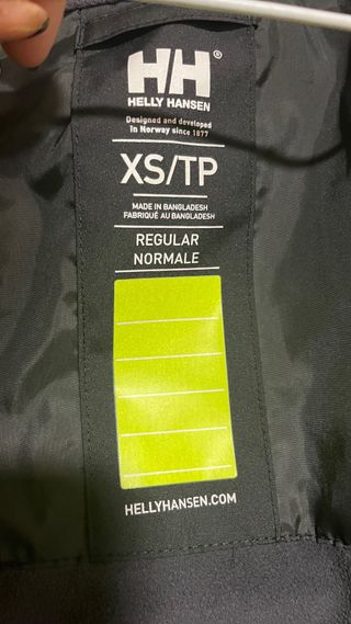 Chaqueta Helly Hansen Negra Talla XS