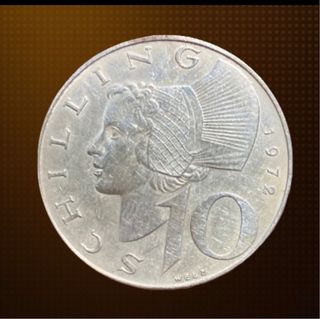 Austria 10 Chelines Plata 1972