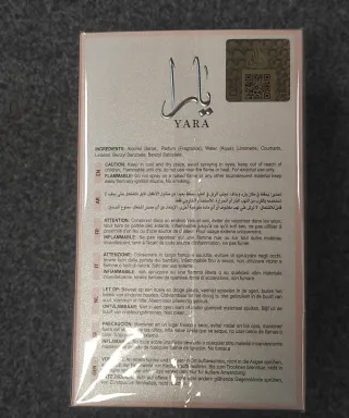 Profumo Yara Lattafa 100ml Donna Rosa Argento