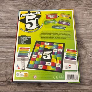 Juego de mesa Nommez-en 5! Francés