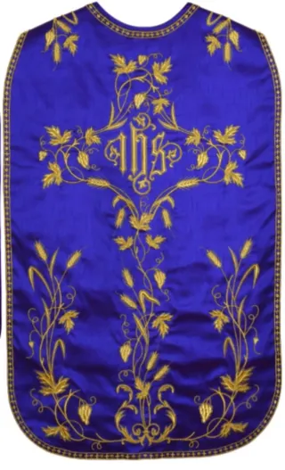 Casulla Tradicional francesa Bordada