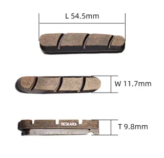 Juego de 4 Pastillas de freno bicicleta