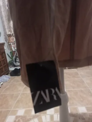 Blazer Zara Beige Finito Transparente