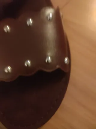 Sandalias Zara Marrones Talla 38