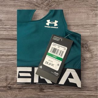 Sujetador deportivo Under Armour verde azulado (L)