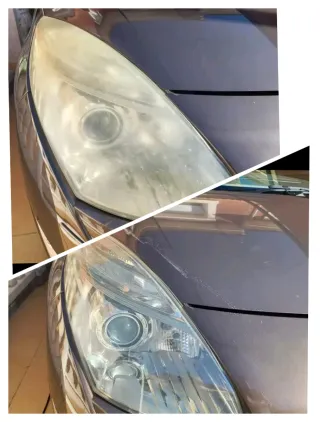 Pulido/Restauración de faros a vapor