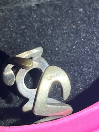 Anillo tous plata logo