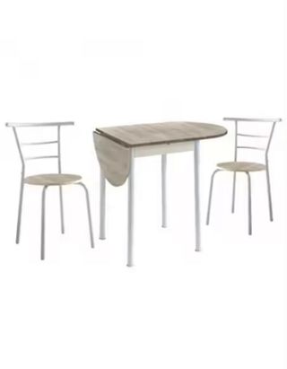 Conjunto mesa y 2 sillas
