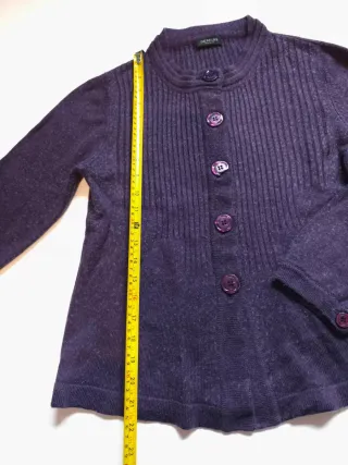 Chaqueta de manga larga morada