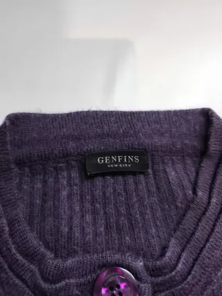 Chaqueta de manga larga morada