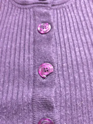 Chaqueta de manga larga morada