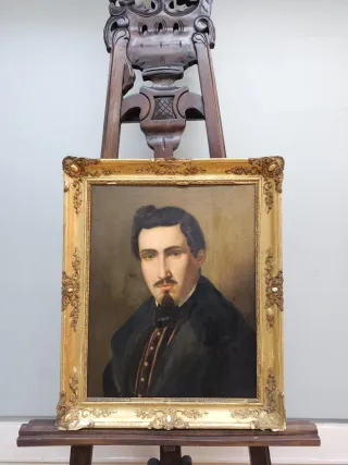 Lote de Oleos de Época con Margen x comerciantes.