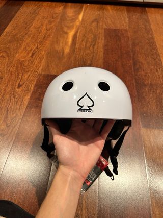 Casco PRO-TEC Talla XL Blanco