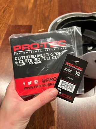 Casco PRO-TEC Talla XL Blanco