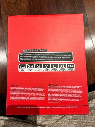 Casco PRO-TEC Talla XL Blanco