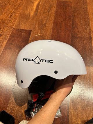 Casco PRO-TEC Talla XL Blanco