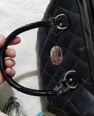 Borsa Coconuda Nera Trapuntata