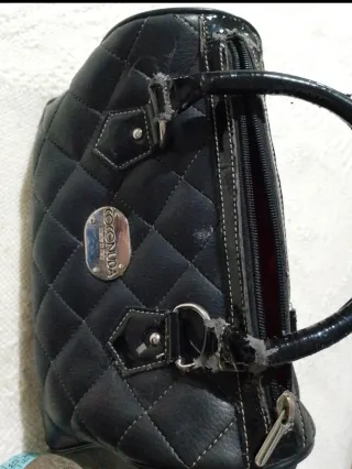 Borsa Coconuda Nera Trapuntata