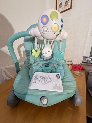 Hamaca Balloon Bebé como nueva, funciona todo