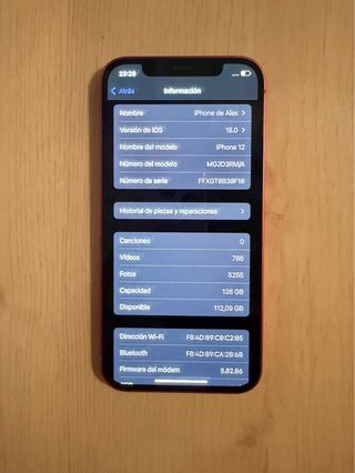 iPhone 12 Rojo 128 GB