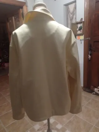 Chaqueta Zara Beige Cremallera