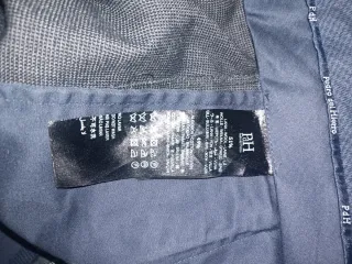 Pantalón gris (lana y algodón)