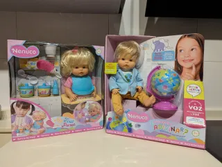 Lote 2 Muñecos Nenuco Adivina y Primer Puré