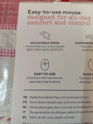 Mouse Trust Voca Comfortable Nero