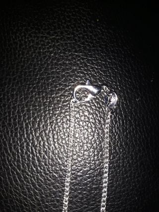 Cadena plata fina nueva 40cm