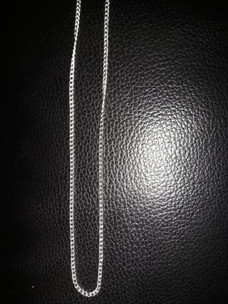 Cadena plata fina nueva 40cm