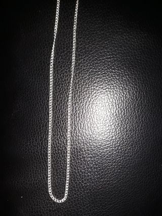 Cadena plata fina nueva 40cm