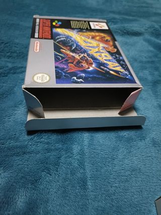 Axelay Super Nintendo Version Española como nuevo