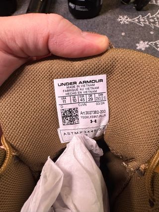 Botines Under Armour Marrones Talla 45 nuevos