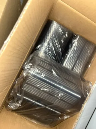 Tarina de plástico vasos d café