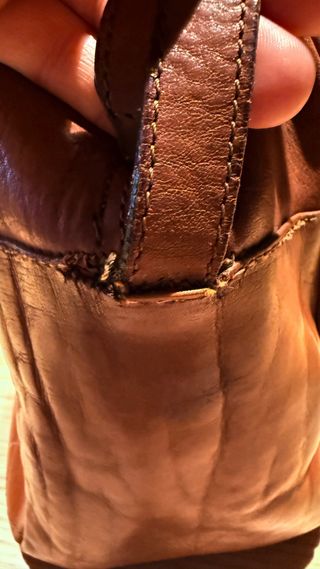 Borsa Prada marrone trapuntata