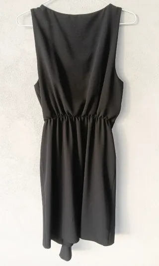 Abito smanicato per donna, Motivi, tg S, nero