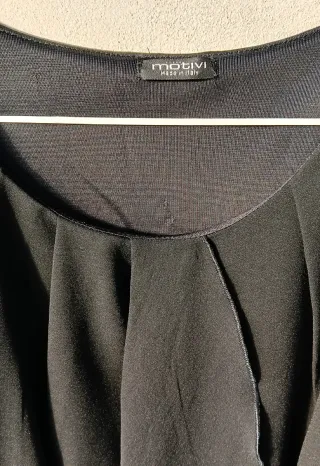 Abito smanicato per donna, Motivi, tg S, nero